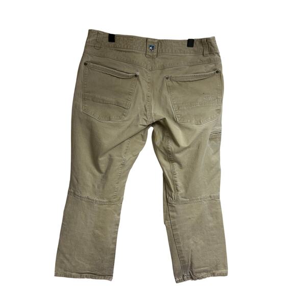 KUHL Rydr Men's Pants/Jeans Size 35x30 Patina Dye Tan Jeans 5 Pocket - Picture 11 of 15